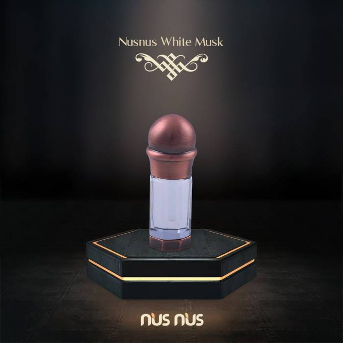 مسك أبيض 12 مل Nusnus