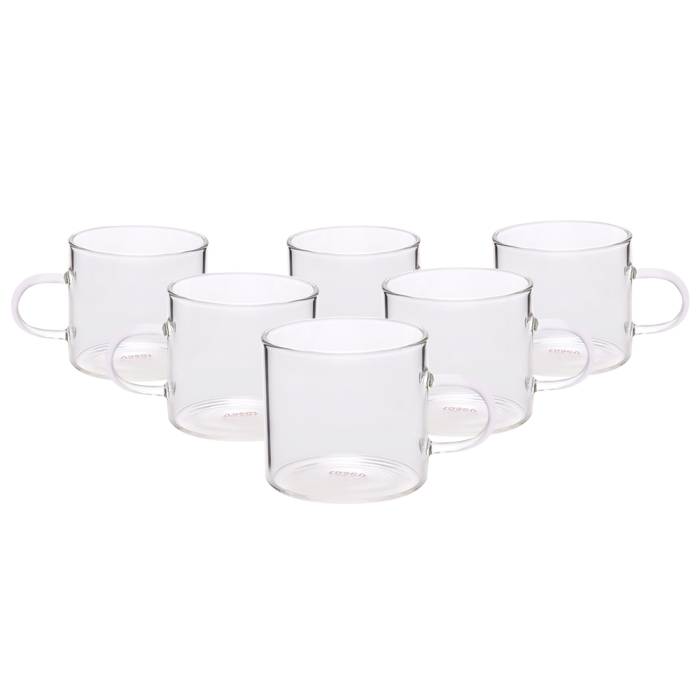 6 Person Espresso Cup in Bambum Set