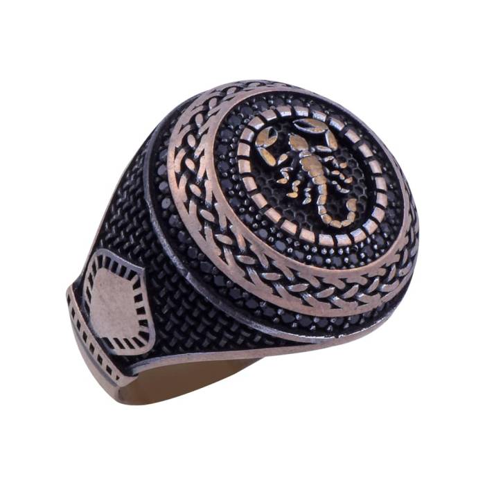 Scorpion Motif 925 Sterling Silver Ring No:2