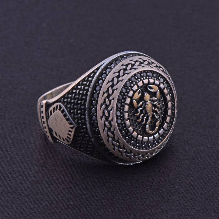 Scorpion Motif 925 Sterling Silver Ring No:2