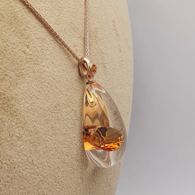 AmbeNus256 Zircon Necklace - Thumbnail