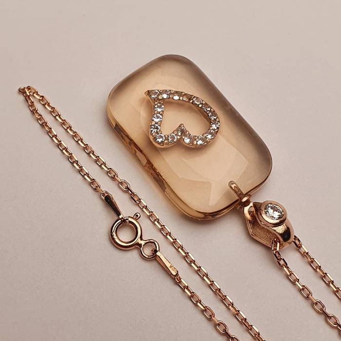AmbeNus794 (Silver Heart Necklace)