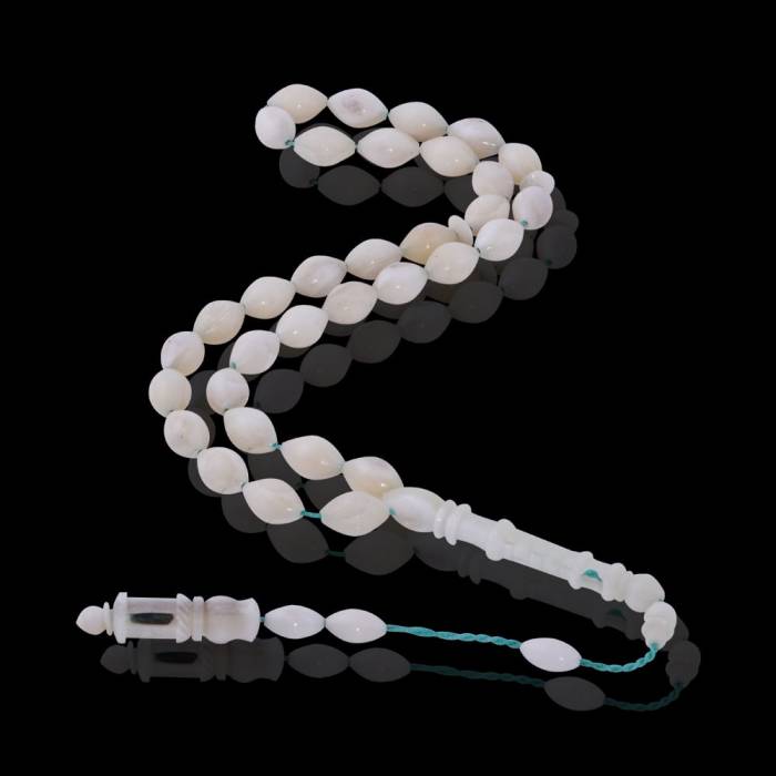 Barley Cut Rosary with Whale Bone System ELT34