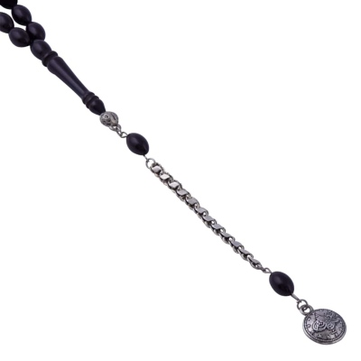 Barley Cut Squeezed Amber Rosary - Thumbnail