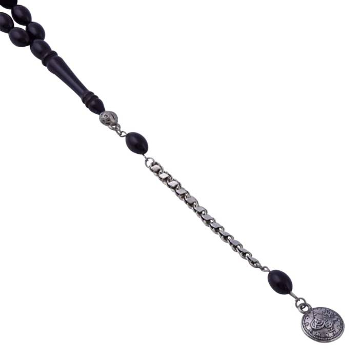 Barley Cut Squeezed Amber Rosary