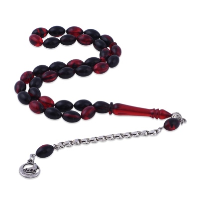 Arpa Kesim Sıkma Kehribar Tesbih - nusnus