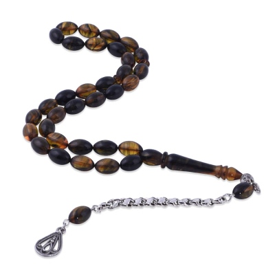 nusnus - Barley Cut Hareli Squeezing Amber Rosary