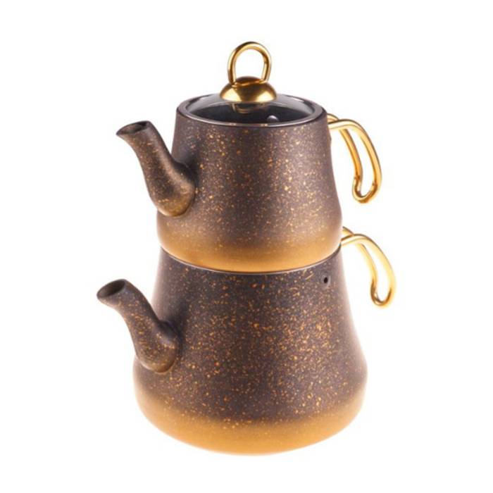 Bambum Mars-Granite Teapot Set Black