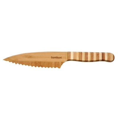 Bamboo Serrated Chef Knife - Thumbnail