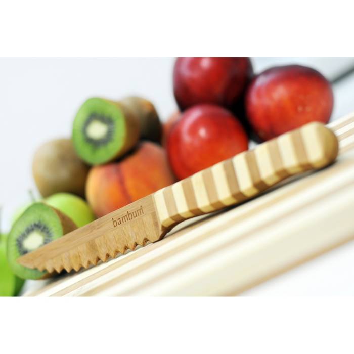 Bamboo Serrated Vegetable And Fruit Knife