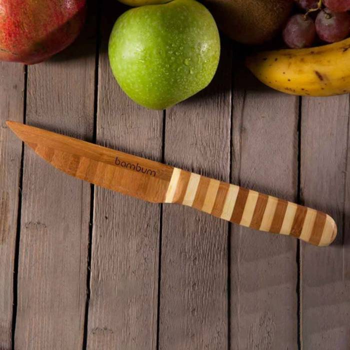 Bamboo Straight Vegetable Fruit Knife