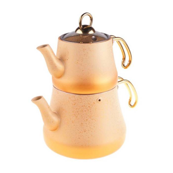 Bambum Mars-Granite Teapot Set Cream
