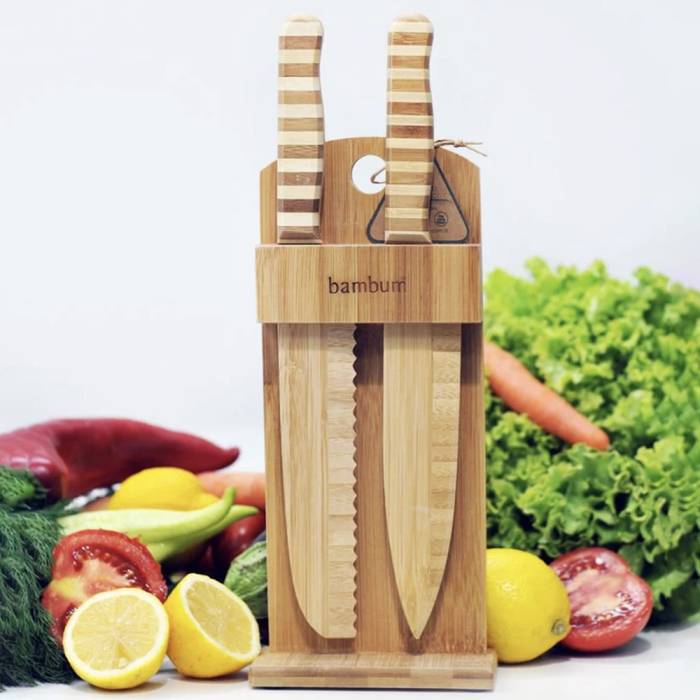 Bambum Chapati - Knife with Stand
