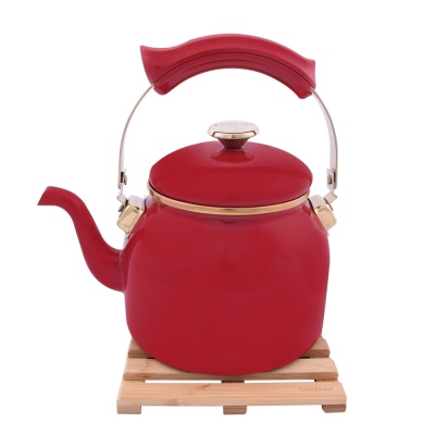 Taşev - Bambum Hood - Vintage Teapot Red