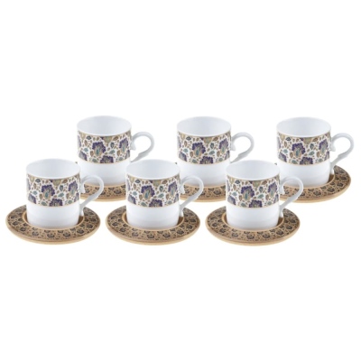 Bambum Lovisa - 6 Person Coffee Cup Set Narrow - Thumbnail
