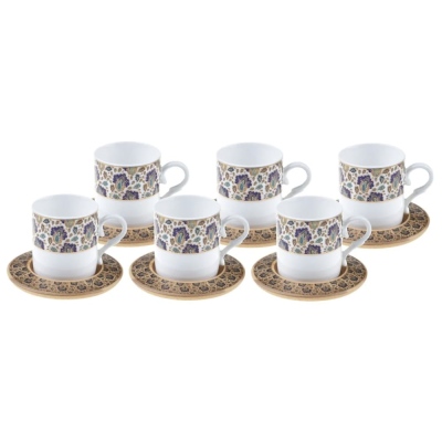 Bambum - Bambum Lovisa - 6 Person Coffee Cup Set Narrow