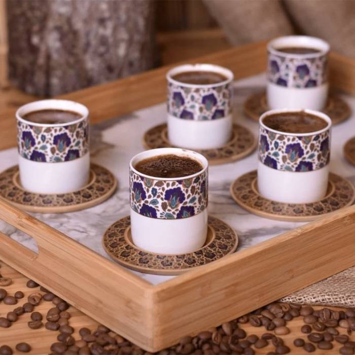 Bambum Lovisa - 6 Person Coffee Cup Set Narrow