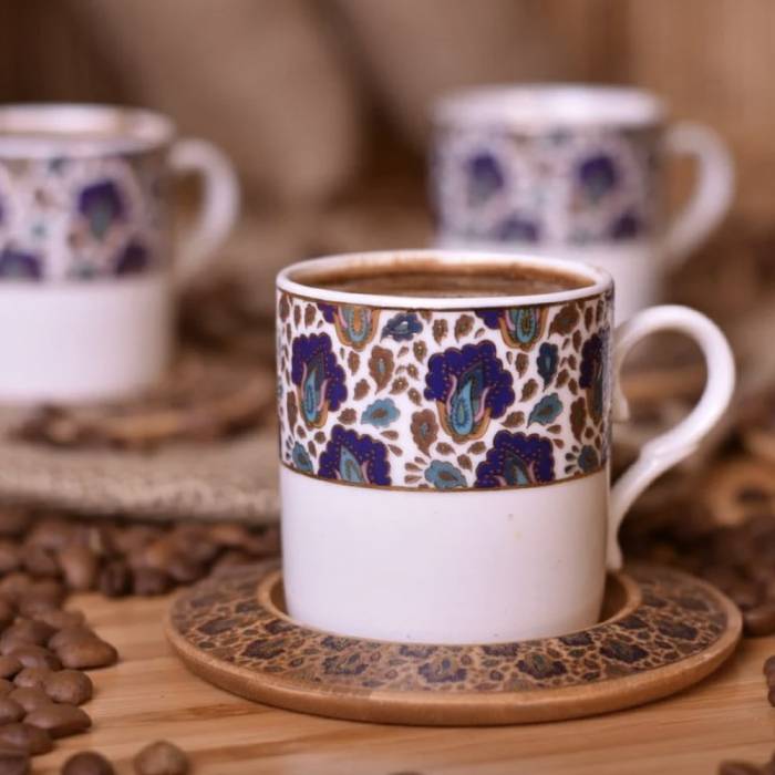 Bambum Lovisa - 6 Person Coffee Cup Set Narrow