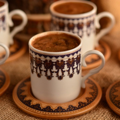 Bambum Menengiç 6 Kişilik Kahve Fincan Takımı - Thumbnail