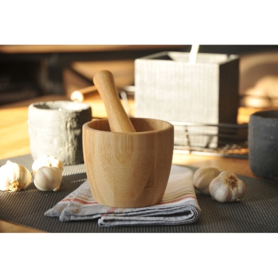 Bambum Natural Bamboo Mortar (Bari) - Thumbnail