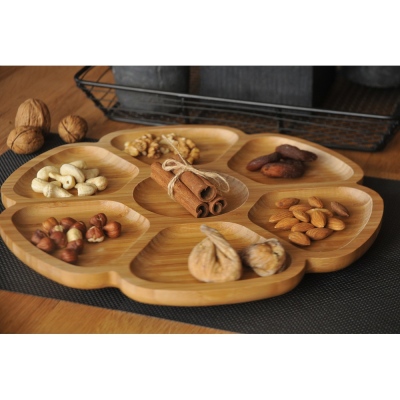 Bambum Pincho Delicado-Split Rotating Snack Bowl - Thumbnail