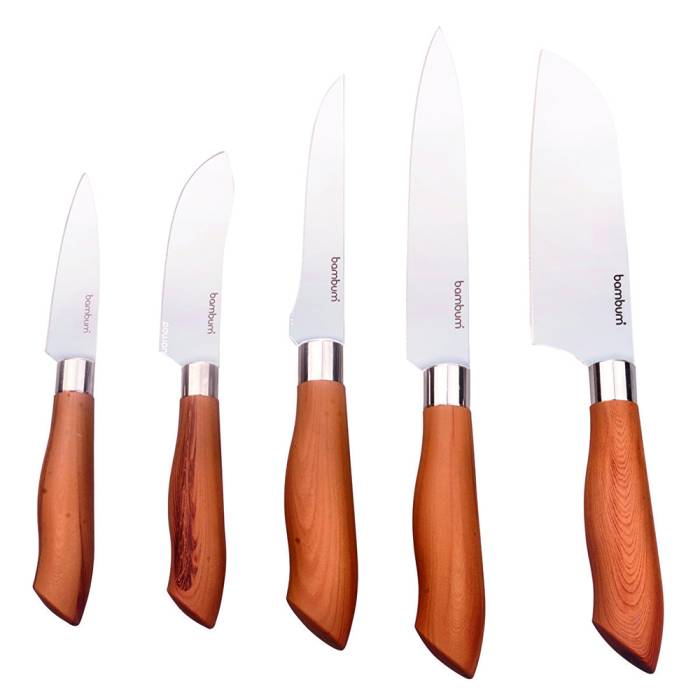 Bambum Sharpy - 6 Parça Standlı Bıçak Seti