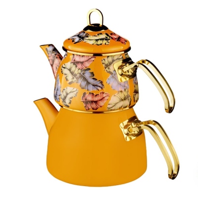 Bambum - Bambum Summer - Teapot Set Mustard Patterned