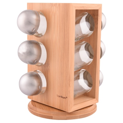 Bambum - Bambum Tina-6 Rotating Spice Rack