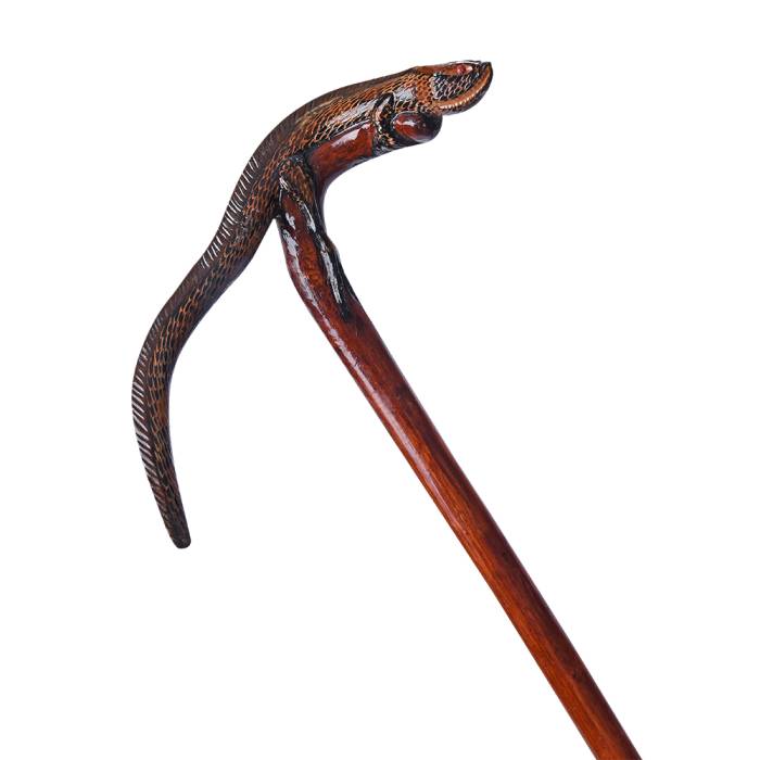 Devrek Walking Stick with Chameleon Head No:17