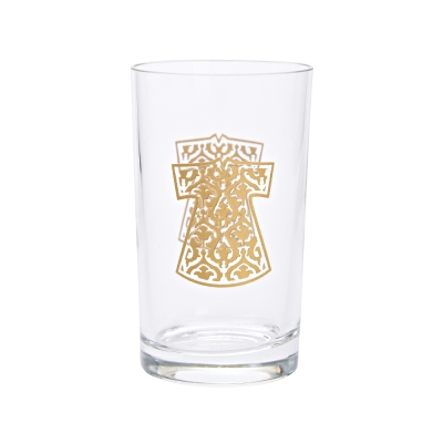 CAMHARE - Camhare Sleeved Kaftan Gold 6 Pcs Coffee Water Glass 62508/K