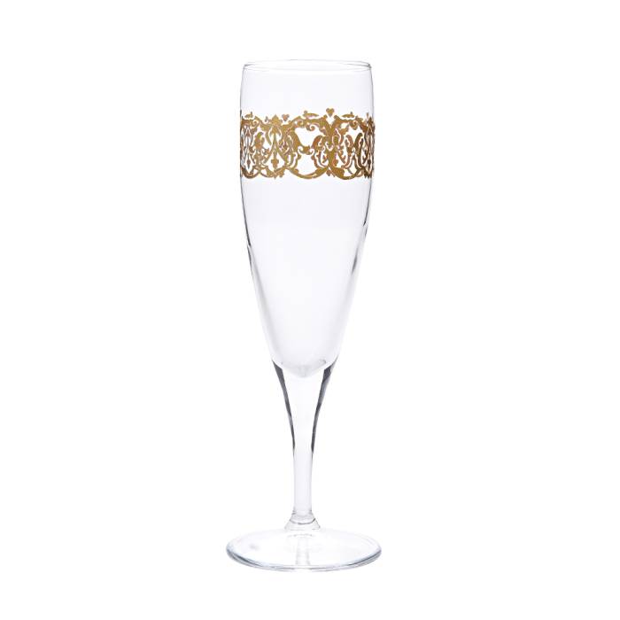 Camhare Rumi Gold 6-piece Champagne Glass 44896