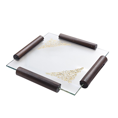 CAMHARE - Camhare Saray Gold Square Tray No 1