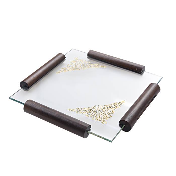 Camhare Saray Gold Square Tray No 1