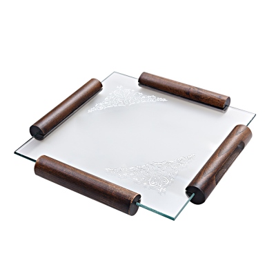 CAMHARE - Camhare Palace Platinum Square Tray No 2