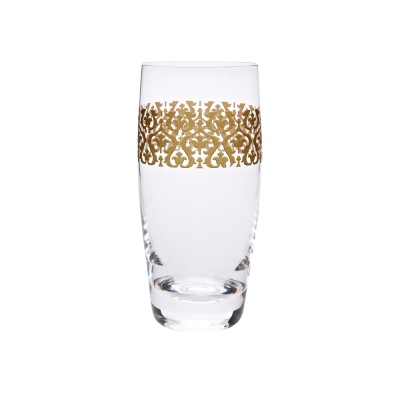 Camhare Sarma Kaftan Altın 6 lı Limonata Bardağı 12618 - CAMHARE