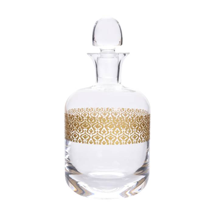 Camhare Wrapped Kaftan Gold Whisky Bottle 90115