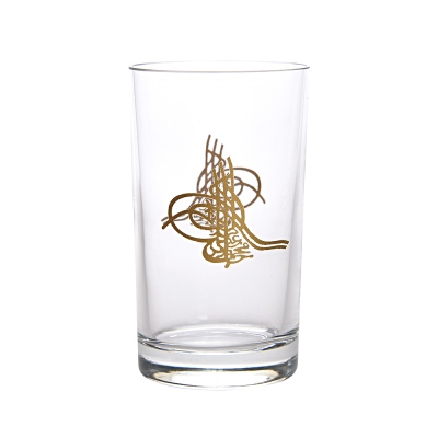 CAMHARE - Camhare Tuğra Altın 6 lı Kahve Su Bardağı 62508/K