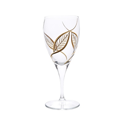 CAMHARE - Camhare Yaprak Altın 6 lı Şarap Bardağı 44876