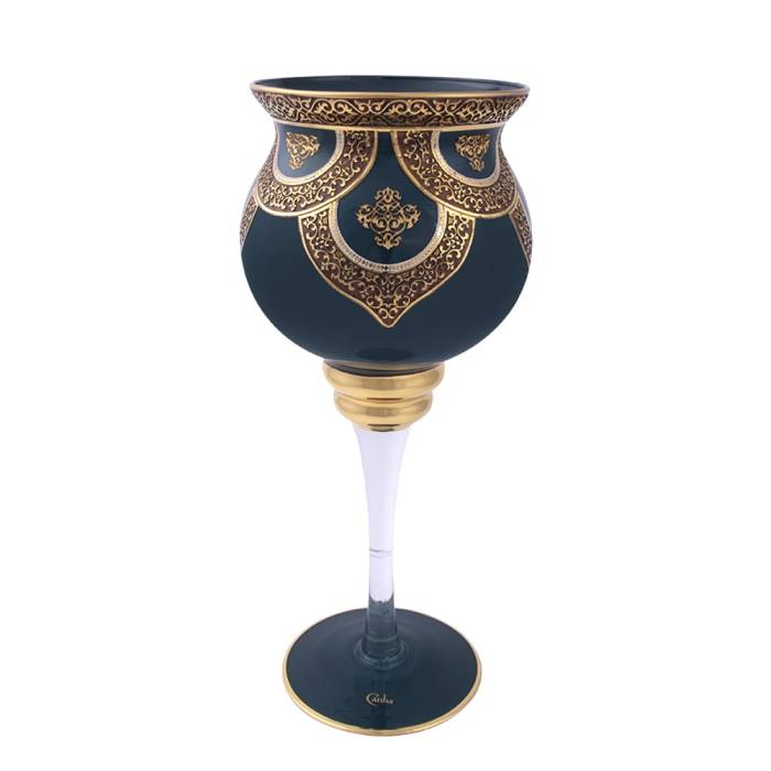 Canba Beylerbeyi Turquoise Boutique Ball Candlestick - 1