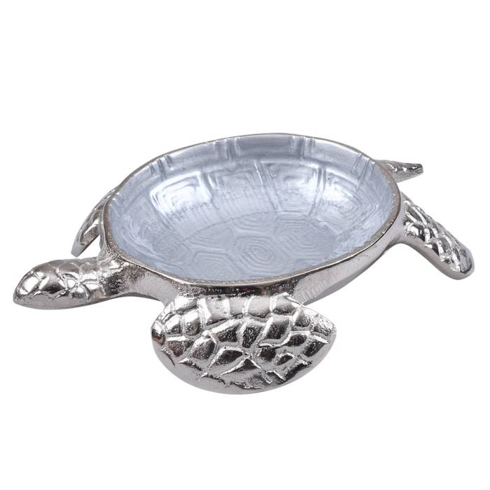 Canba Silver Grey Turtle Large Bowl 25X21X5 cm
