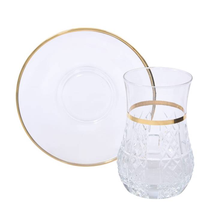 Canba Paris Boutique 12 Piece Tea Set Gold