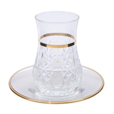 Canba Paris Boutique 12 Piece Tea Set Gold - Thumbnail