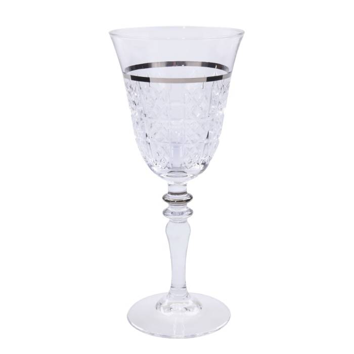 Canba Paris Boutique 6-Piece Standing Goblet Platinum - 1