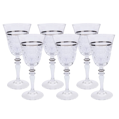 Canba Paris Boutique 6-Piece Standing Goblet Platinum - 2