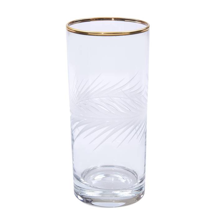 Canba Sandy Boutique 6-piece Soft Drink Glass Gold