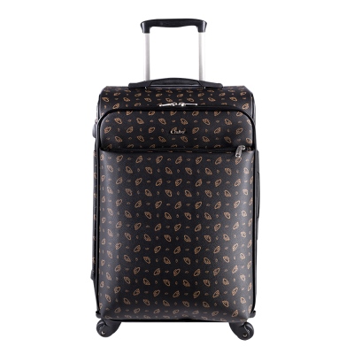 Cantas - Cantas CS Printed 4 Wheeled Cabin Suitcase 555/012 Black