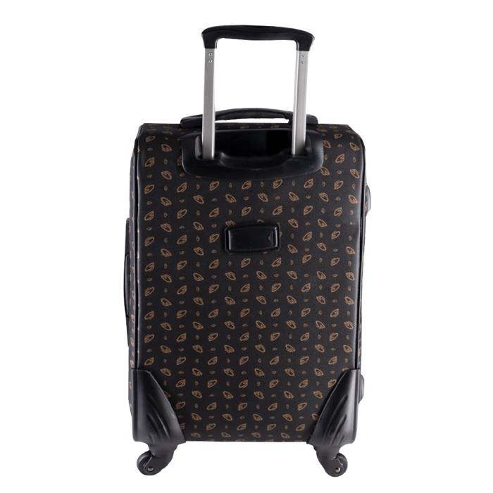 Cantas CS Printed 4 Wheeled Cabin Suitcase 555/012 Black - 5