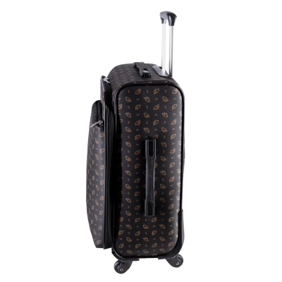 Cantas CS Printed 4 Wheeled Cabin Suitcase 555/012 Black - 6