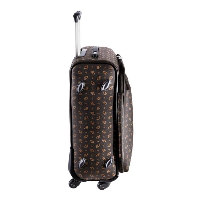 Cantaş CS Baskılı 4 Tekerlekli Orta Boy Valiz 555/013 Siyah - 4