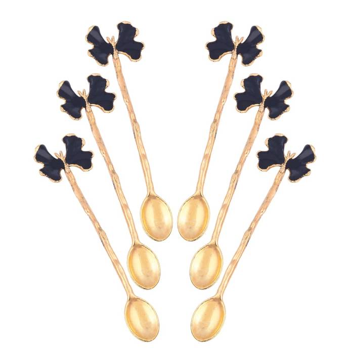 Teaspoon Oasis Black Butterfly 6 pcs